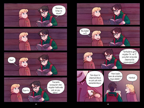 Sihirli Ağaç Evi -Çizgi Roman- 5: Ninjaların Gecesi