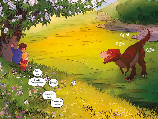 Sihirli Ağaç Evi -Çizgi Roman- 1: Dinozorlar Vadisinde