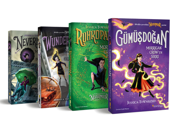 Nevermoor Seti (4 Kitap) + W Yaka İğnesi