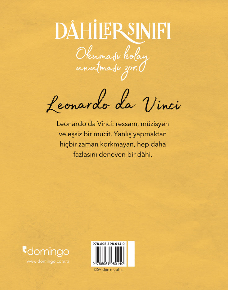 Dâhiler Sınıfı - Leonardo da Vinci: Zamanın Ötesinde Bir Beyin