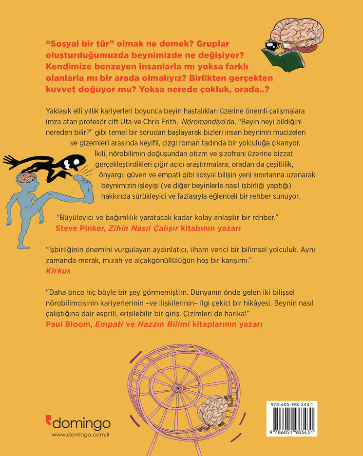 Ari・D・Norman アリ・ディ・ノーマン　ピルケース　BOOK型 Nöromandiya: Beynin Gizemlerine Çizgilerle Yolculuk – DOMİNGO YAYINEVİ