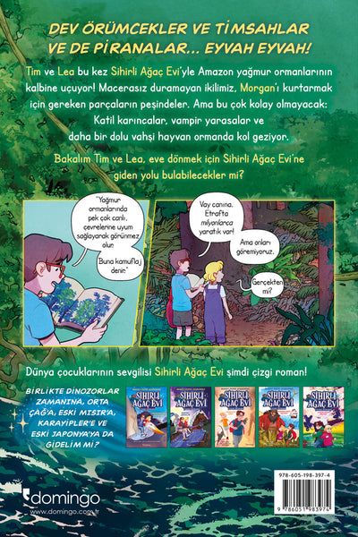 Sihirli Ağaç Evi -Çizgi Roman- 6: Amazon Macerası