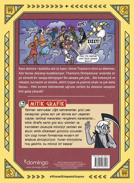 Mitik Grafik - Titanların Savaşı (Çizgilerle Yunan Mitolojisi)