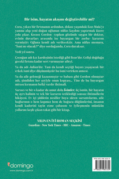 İsimler: Yılın En İyi Kitabı Seçkisi - Amazon - NYT - Guardian