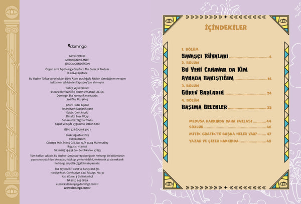 Mitik Grafik - Medusa'nın Laneti (Çizgilerle Yunan Mitolojisi)