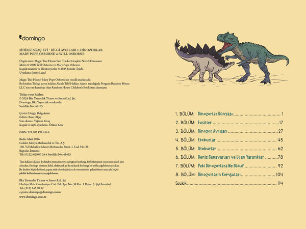 Sihirli Ağaç Evi - Bilgi Avcıları 1: Dinozorlar (Çizgi Bilim)