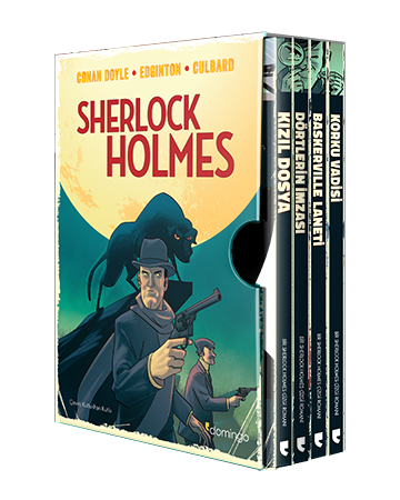 Sherlock Holmes Kutulu Set (4 Kitap) (Grafik Roman)
